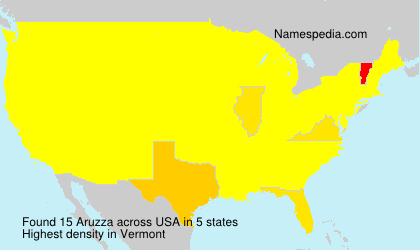 Surname Aruzza in USA Surname Aruzza in USA