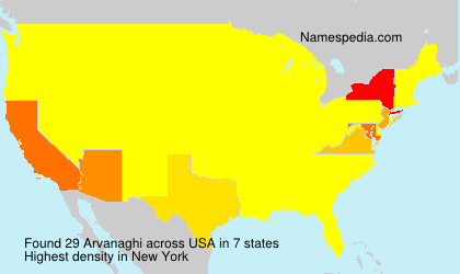 Surname Arvanaghi in USA Surname Arvanaghi in USA