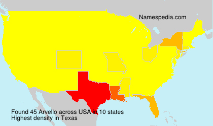 Surname Arvello in USA Surname Arvello in USA
