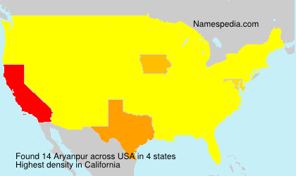 Surname Aryanpur in USA Surname Aryanpur in USA