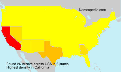 Surname Arzave in USA Surname Arzave in USA
