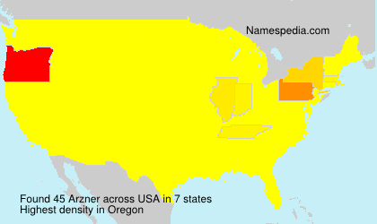 Surname Arzner in USA Surname Arzner in USA