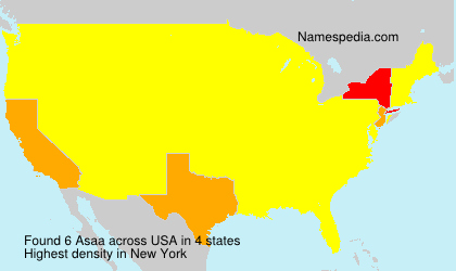 Surname Asaa in USA Surname Asaa in USA