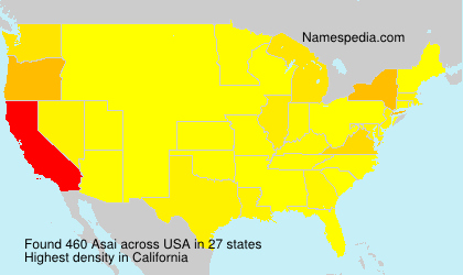 Surname Asai in USA Surname Asai in USA