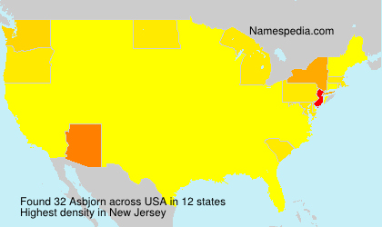 Surname Asbjorn in USA Surname Asbjorn in USA
