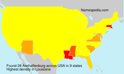 Surname Aschaffenburg in USA Surname Aschaffenburg in USA