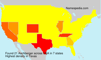 Surname Aschberger in USA Surname Aschberger in USA