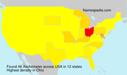 Surname Aschemeier in USA Surname Aschemeier in USA