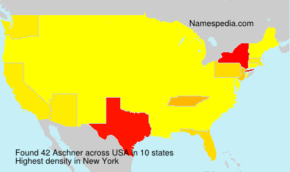 Surname Aschner in USA Surname Aschner in USA