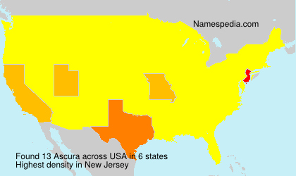 Surname Ascura in USA Surname Ascura in USA