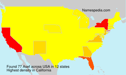 Surname Asef in USA Surname Asef in USA