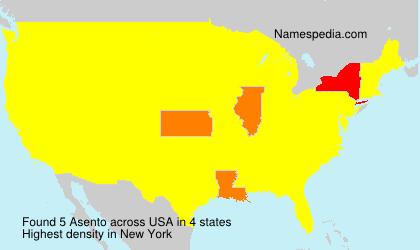 Surname Asento in USA Surname Asento in USA