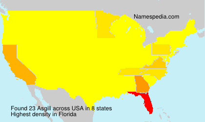Surname Asgill in USA Surname Asgill in USA