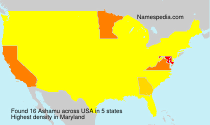 Surname Ashamu in USA Surname Ashamu in USA
