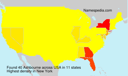 Surname Ashbourne in USA Surname Ashbourne in USA