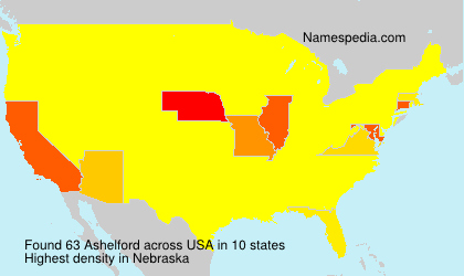 Surname Ashelford in USA Surname Ashelford in USA