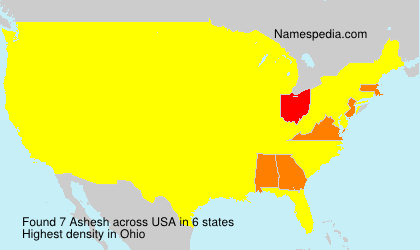 Surname Ashesh in USA Surname Ashesh in USA