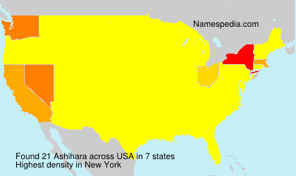 Surname Ashihara in USA Surname Ashihara in USA
