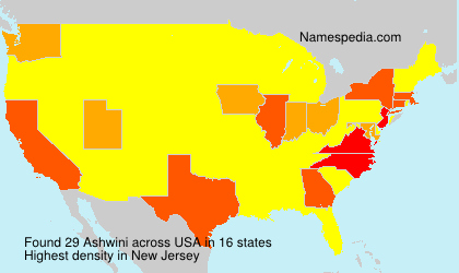 Surname Ashwini in USA Surname Ashwini in USA