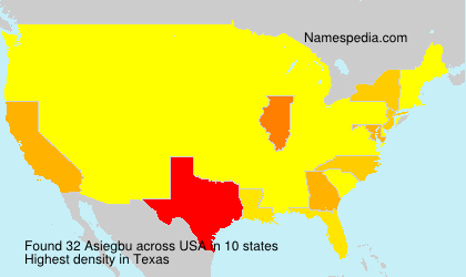 Surname Asiegbu in USA Surname Asiegbu in USA