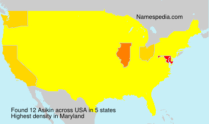 Surname Asikin in USA Surname Asikin in USA