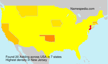 Surname Askling in USA Surname Askling in USA