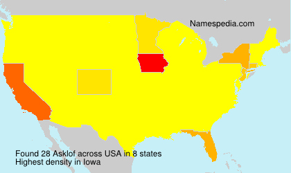 Surname Asklof in USA Surname Asklof in USA