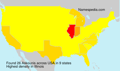 Surname Askounis in USA Surname Askounis in USA