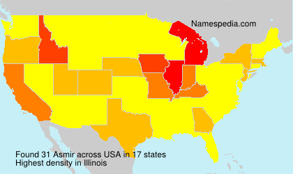 Surname Asmir in USA Surname Asmir in USA