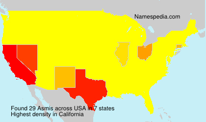 Surname Asmis in USA Surname Asmis in USA