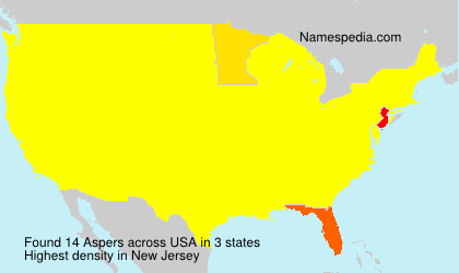 Surname Aspers in USA Surname Aspers in USA