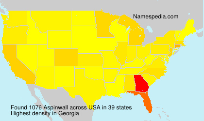 Surname Aspinwall in USA Surname Aspinwall in USA