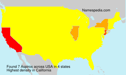 Surname Aspiros in USA Surname Aspiros in USA