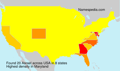 Surname Asrael in USA Surname Asrael in USA