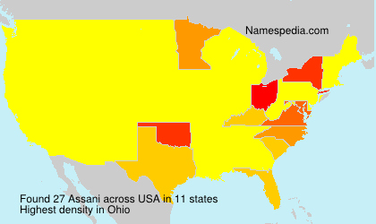 Surname Assani in USA Surname Assani in USA