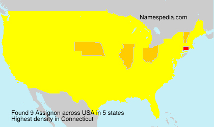Surname Assignon in USA Surname Assignon in USA