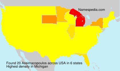 Surname Assimacopoulos in USA Surname Assimacopoulos in USA