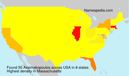 Surname Assimakopoulos in USA Surname Assimakopoulos in USA