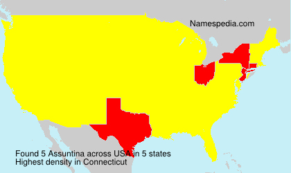 Surname Assuntina in USA Surname Assuntina in USA