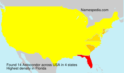 Surname Astocondor in USA Surname Astocondor in USA