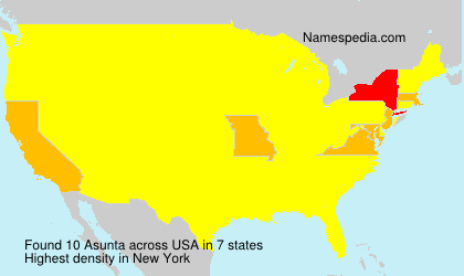 Surname Asunta in USA Surname Asunta in USA