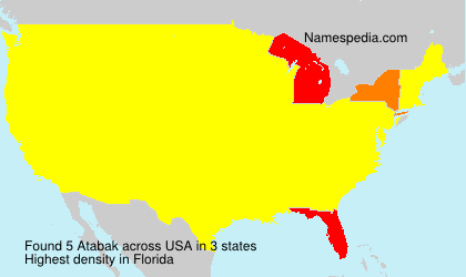 Surname Atabak in USA Surname Atabak in USA