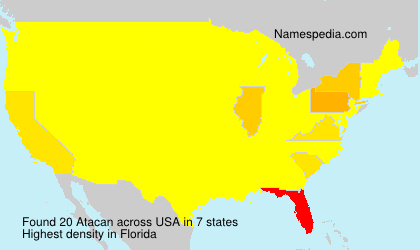 Surname Atacan in USA Surname Atacan in USA