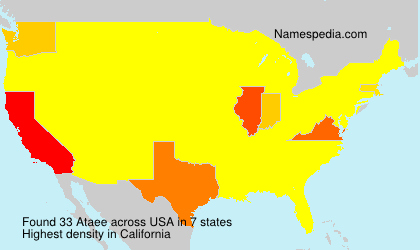 Surname Ataee in USA Surname Ataee in USA
