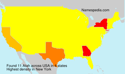 Surname Atah in USA Surname Atah in USA