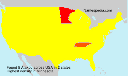 Surname Atakpu in USA Surname Atakpu in USA