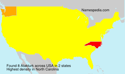 Surname Atakturk in USA Surname Atakturk in USA