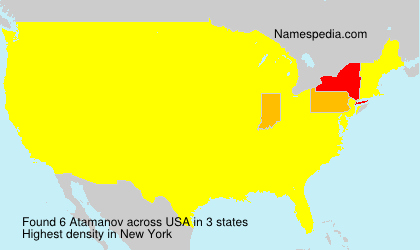 Surname Atamanov in USA Surname Atamanov in USA