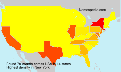 Surname Atanda in USA Surname Atanda in USA