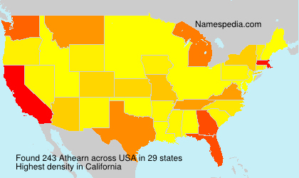 Surname Athearn in USA Surname Athearn in USA